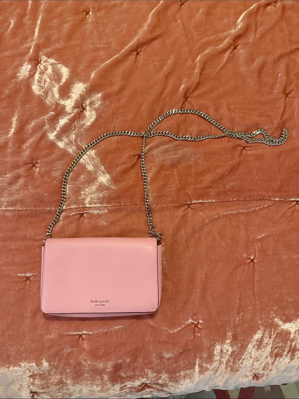 kate spade Pink Crossbody with Chain Strap
